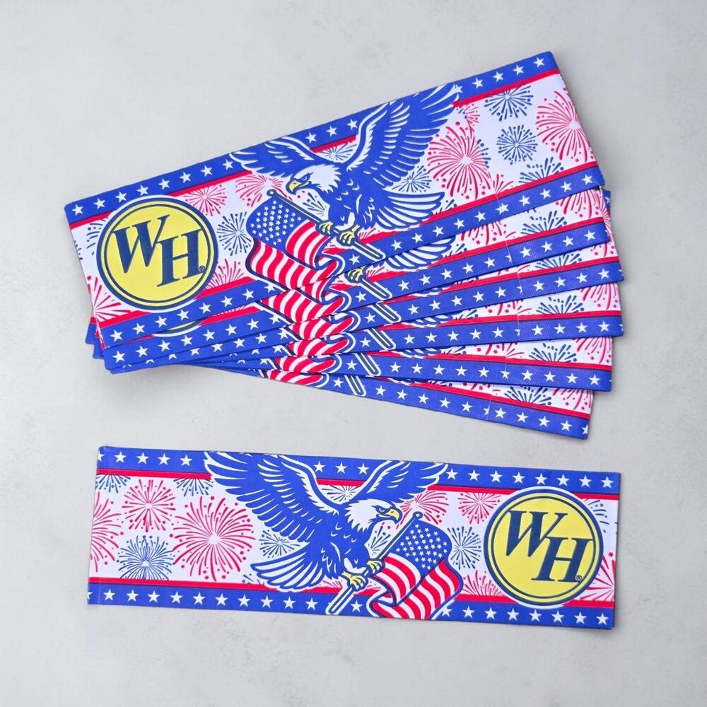 Waffle House Patriotic Paper Hat Lot Of 7 America's Place 2026 4th of July Kids